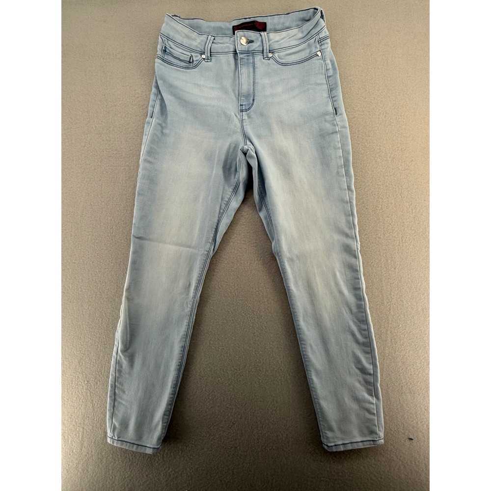 No Boundaries Womens High Rise Skinny Jeans Light Wash Blue Size 9